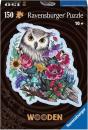 Ravensburger DŘEVO Puzzle 150 dílků Tajemná sova 27x20cm skládačka