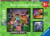 Ravensburger Puzzle 3x49 dílků Minecraft Biomes 21x21cm skládačka 3v1