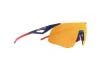 Red Bull Spect MARK-02 blue/ brown with red mirror