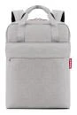 Reisenthel Allday Backpack M Twist Sky Rose šedý batoh na notebook