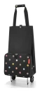 Reisenthel Foldabletrolley Dots černá taška na kolečkách Reisenthel Foldabletrolley Dots černá taška na kolečkách