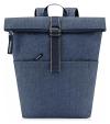 Reisenthel Rolltop Backpack Herringbone Dark Blue batoh