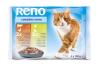 RENO Cat hovězí / drůbeží, drůbeží / ryba, kapsa 100 g (4 pack) (bal. 13x sáček)