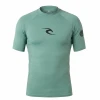 RIP CURL Pánské lycrové triko WAVES, krátký rukáv RIP CURL Pánské lycrové triko WAVES, krátký rukáv