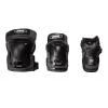Roces Junior Ventilated 3-Pack Black dětské chrániče