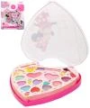 Sada krásy Disney Minnie Mouse srdce dětské šminky oční stíny + lesky na rty