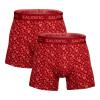 Salming 2-Pack Bamboo Boxer Floral Red