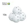 Salming Aero Ball 10-pack, white Salming Aero Ball 10-pack, white