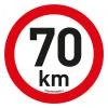 Samolepka omezení rychlosti 70 km/h reflexní (200 mm) Samolepka omezení rychlosti 70 km/h reflexní (200 mm)