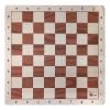 Schach-archiv nemačkavá neoprenová cestovní šachovnice turnajové velikosti imitace dřeva