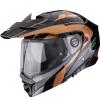 Scorpion ADX-2 Kamps černo-měděná enduro helma na motorku Scorpion ADX-2 Kamps černo-měděná enduro helma na motorku