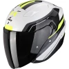 Scorpion EXO-230 Hipe bílo-černo-fluo žlutá otevřená helma na motorku Scorpion EXO-230 Hipe bílo-černo-fluo žlutá otevřená helma na motorku