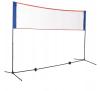 Sedco Nastavitelná síť na badminton se stojanem UNIVERSAL 310x104x90/155/225 cm