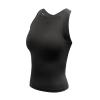 SENSOR Infinity Eco dámský crop top True Black