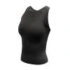 SENSOR Infinity Eco dámský crop top True Black SENSOR Infinity Eco dámský crop top True Black