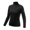 Sensor Merino Upper Černá dámská mikina Sensor Merino Upper Černá dámská mikina