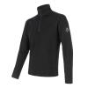 Sensor Merino Upper Krátký Zip černá mikina