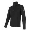 Sensor Merino Upper Krátký Zip černá mikina Sensor Merino Upper Krátký Zip černá mikina