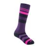 SENSOR Slope Merino ponožky Černá/růžová/fialová SENSOR Slope Merino ponožky Černá/růžová/fialová