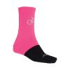 Sensor Tour Merino Růžová/černá unisex ponožky
