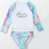 SHEIN SHN MERMAID dívčí lycrový set