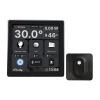 Shelly Wall Display WiFi/BLU (Black) + BLU HT (Black) Set