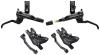 Shimano brzda kotoučová Deore M6100 přední a zadní komplet bez kotoučů, (zadní J-kit)