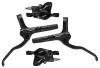 Shimano brzda kotoučová MT200 černá, přední + zadní komplet bez kotoučů / černé hadice Shimano brzda kotoučová MT200 černá, přední + zadní komplet bez kotoučů / černé hadice