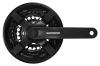 Shimano kliky Tourney FC-TY301-L 175mm 48-38-28 zubů, černé s krytem
