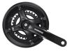 Shimano Tourney FC-TY5012 2X7/8 46/30Z. černé 170mm kliky