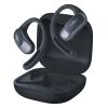 Shokz OpenFit Air Bluetooth, bezpečná sportovní sluchátka, černá