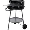 Siaki Huishoud Gril na dřevěné uhlí na kolečkách 51 cm