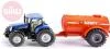 Siku Traktor modrý set s cisternou 1:50 model kov 1945