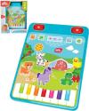 Simba Baby tablet zábavný pianko na baterie Světlo Zvuk plast