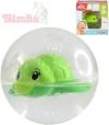Simba Baby želvička plavající v kouli 8cm pro miminko Simba Baby želvička plavající v kouli 8cm pro miminko