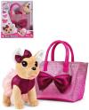 Simba Chi Chi Love Čivava Bow Fashion herní set pejsek plyšový v oblečku s taškou Simba Chi Chi Love Čivava Bow Fashion herní set pejsek plyšový v oblečku s taškou