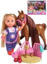 Simba Panenka Evička malá veterinářka set s koníky a doplňky