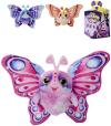 Simba PLYŠ Fluffyfly motýlek nafukovacími křídly s konfetami 4 druhy