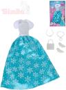 Simba Šaty pro panenku Steffi Love Ice Princess set s doplňky Simba Šaty pro panenku Steffi Love Ice Princess set s doplňky