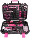 SIXTOL Sada nářadí HOME PINK 128
