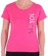 SIXTOL Tričko dámské T-SHIRT, růžová, velikost S, 100% bavlna