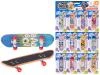 Skateboard prstový kovový prkno s grafikou různé druhy na kartě Skateboard prstový kovový prkno s grafikou různé druhy na kartě