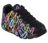 Skechers Uno Lite X JGoldCrown Lace Up K black/multi dětské tenisky