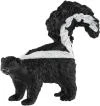 Skunk pruhovaný 5cm zvířátko plastová figurka Zooted v sáčku Skunk pruhovaný 5cm zvířátko plastová figurka Zooted v sáčku
