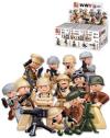 Sluban ARMY WWII Mini figurka voják 12 druhů set s doplňky ke stavebnici plast