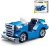 Sluban Builder Modrý kabriolet auto veterán 44 dílků (stavebnice)