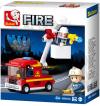 Sluban Fire Požární auto s malou plošinou 82 dílků + 1 figurka (stavebnice) Sluban Fire Požární auto s malou plošinou 82 dílků + 1 figurka (stavebnice)