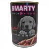 SMARTY Dog Junior Jehněčí chunks, konzerva 410 g