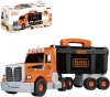 Smoby B+D Kamion jeřáb šroubovací auto set s boxem s nářadím a vrtačkou