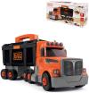 Smoby B+D Kamion jeřáb šroubovací s přívěsem stavební auto s boxem a nářadím